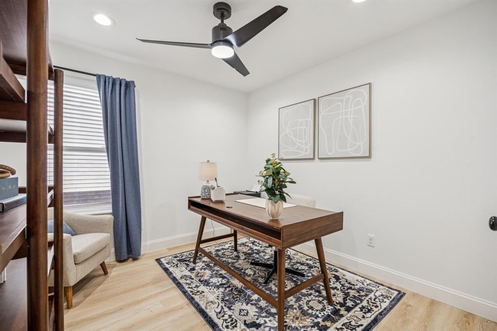 1609 Knight Trail Little Elm, TX 75036 - Photo 17 of 28 a workspace with furniture and window