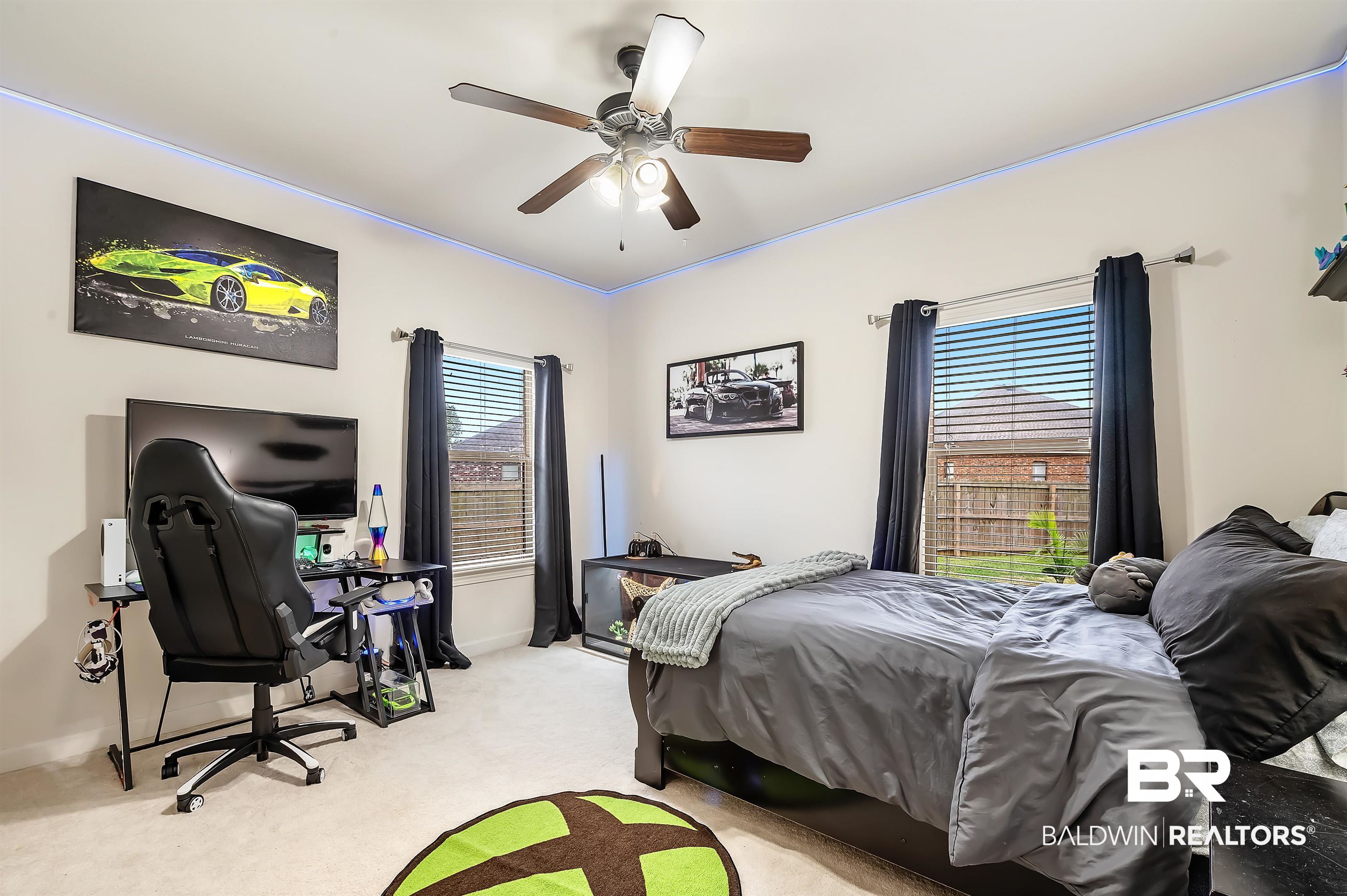 9376 Sable Court Daphne, AL 36526 - Photo 35 of 46 Carpeted bedroom featuring ceiling fan