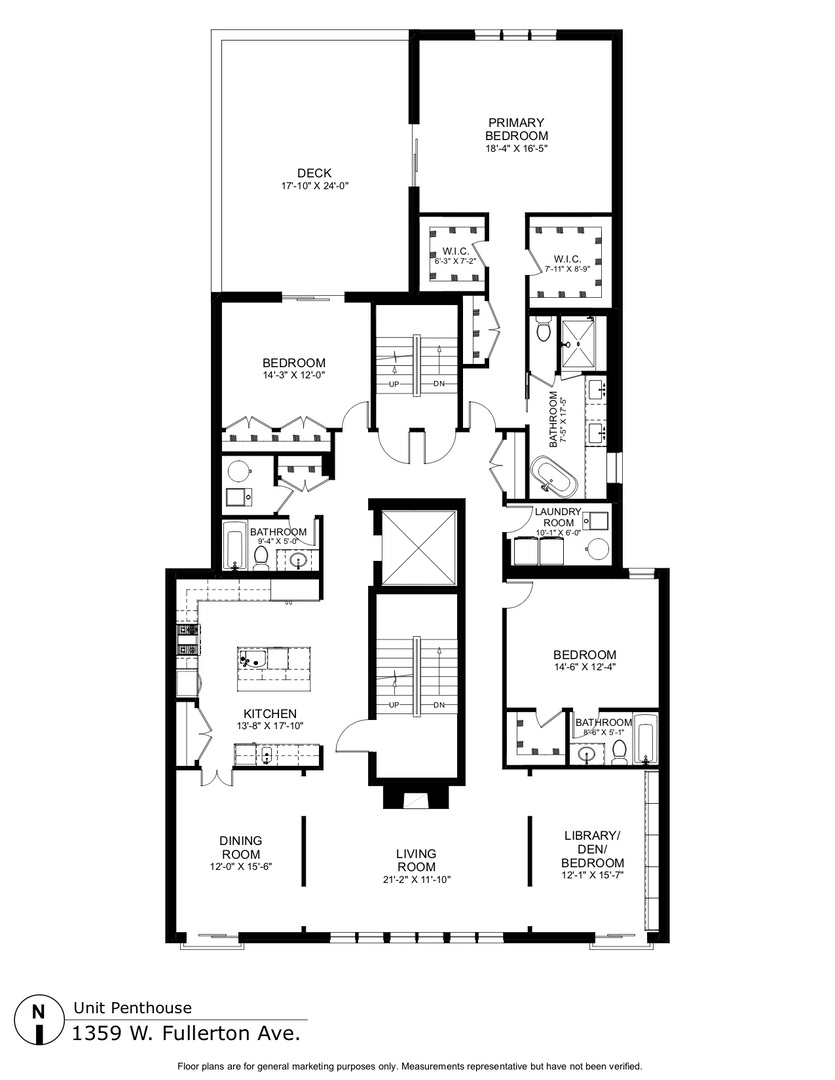 1359 West Fullerton Avenue, Unit PH Chicago, IL 60614 - Photo 32 of 33