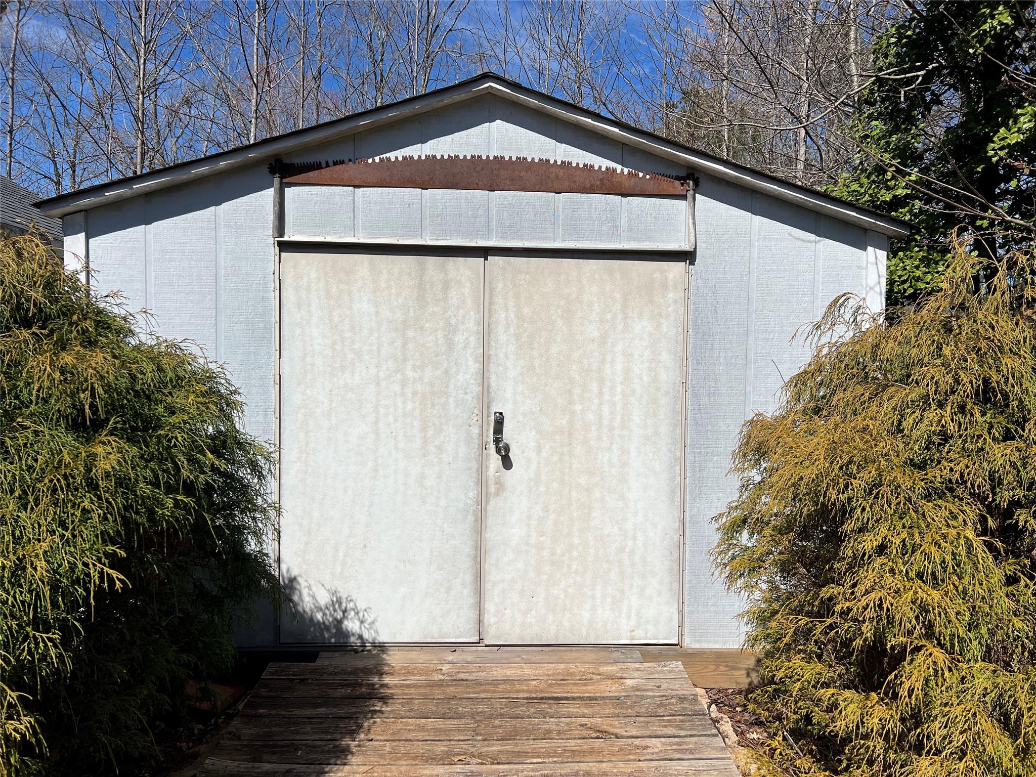314 Windy Ridge Drive Rutherfordton, NC 28139 - Photo 43 of 46 a view of a garage