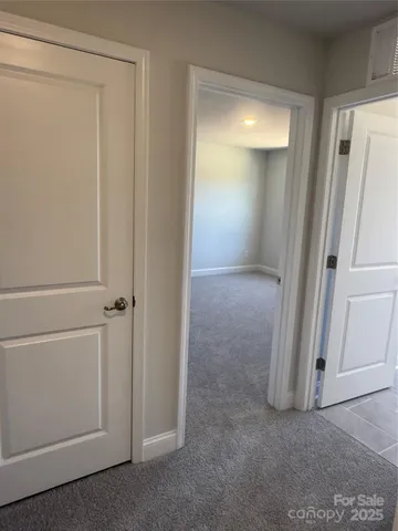 a view of closet area