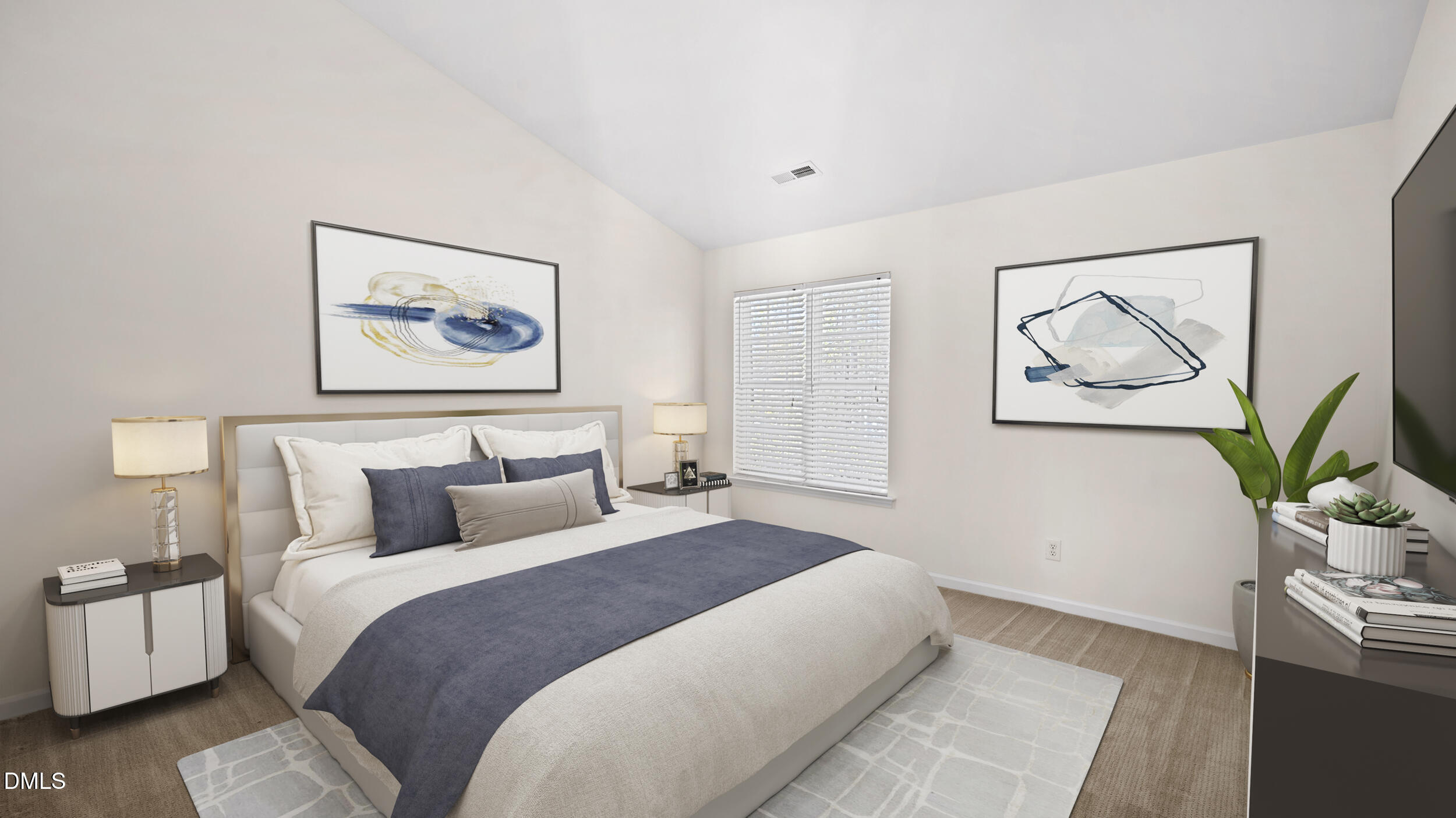 8005 Mill Bluff Court Raleigh, NC 27616 - Photo 19 of 47 Virtually Staged Bedroom Retreat