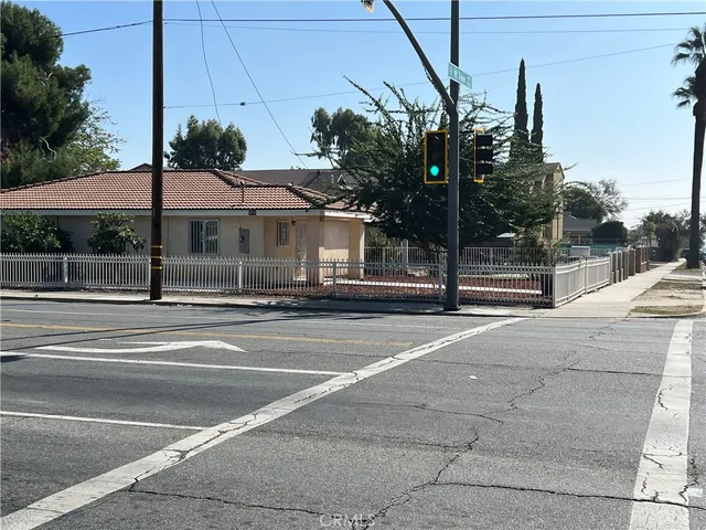 a view of a city street
