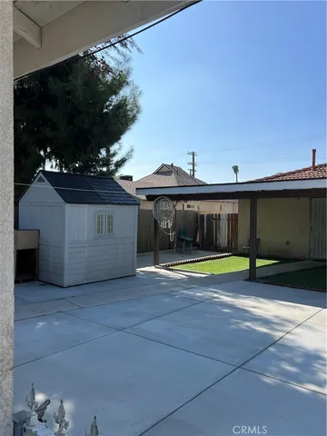 a front view of a house with a space