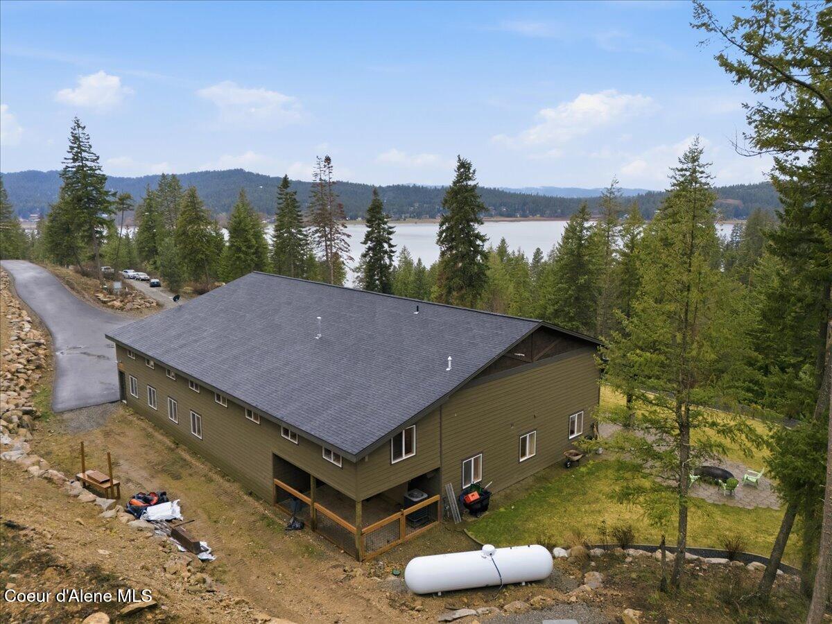 17045 West Cade Road Hauser, ID 83854 - Photo 62 of 83 62-Aerial Back of Home