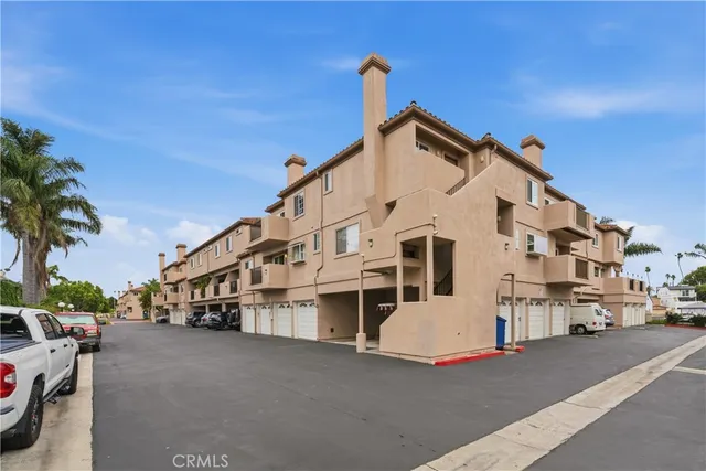 a large building with a street