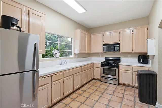 a view of a park with plants and trees