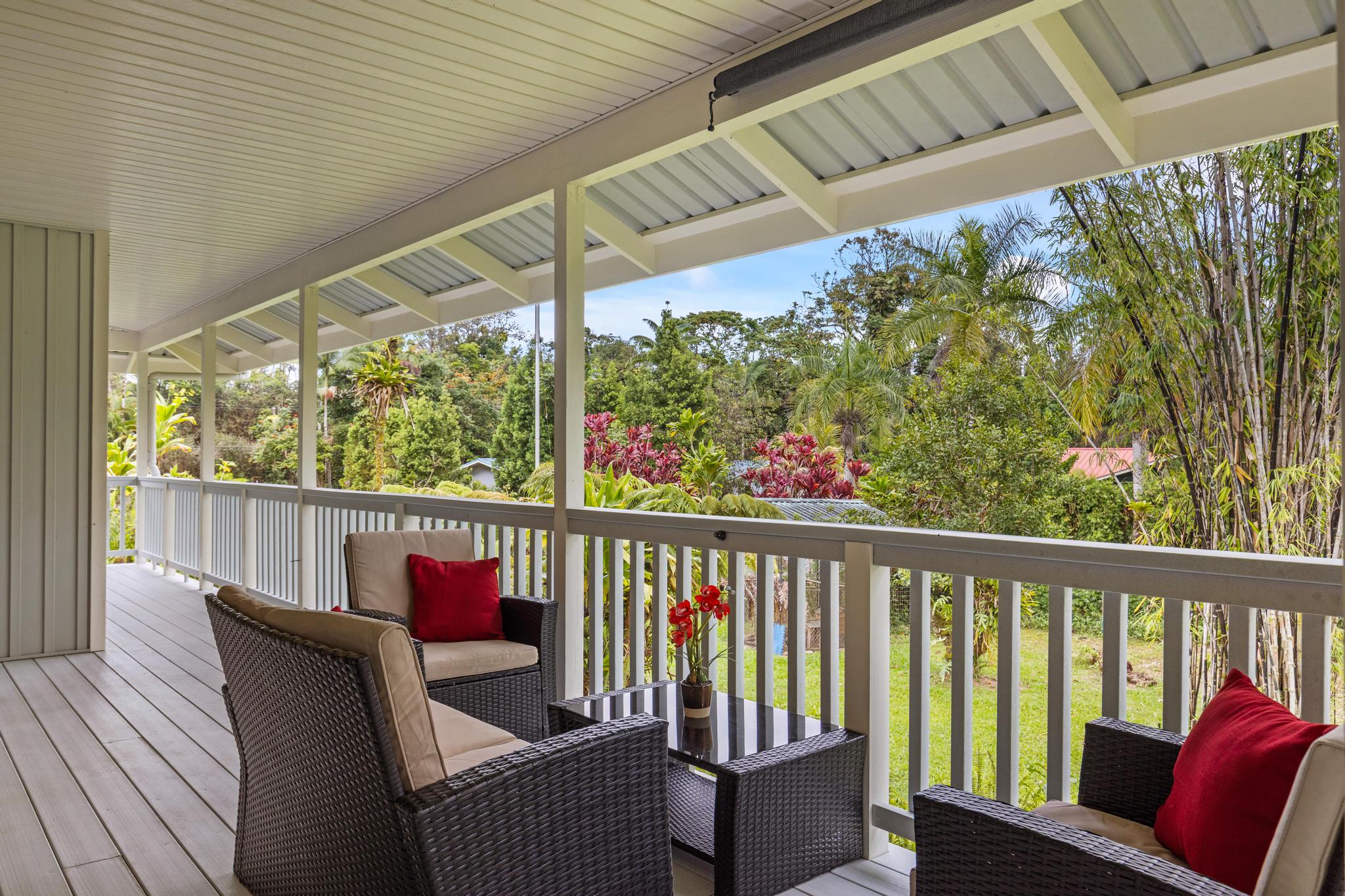 120 Opio Road Hilo, HI 96720 - Photo 3 of 30 a view of a two chairs in the balcony