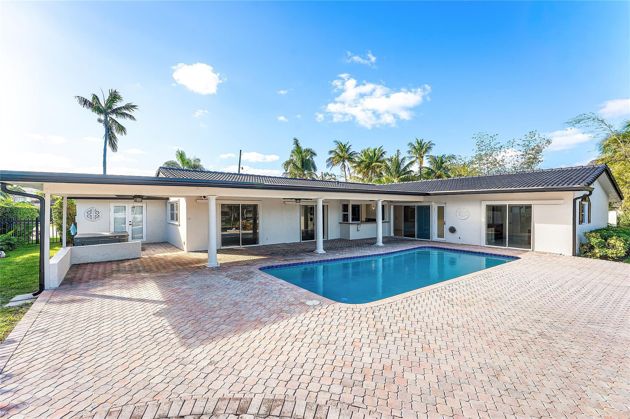 2443 Northeast 26th Street Lighthouse Point, FL 33064 - Photo 44 of 67 pool and patio
