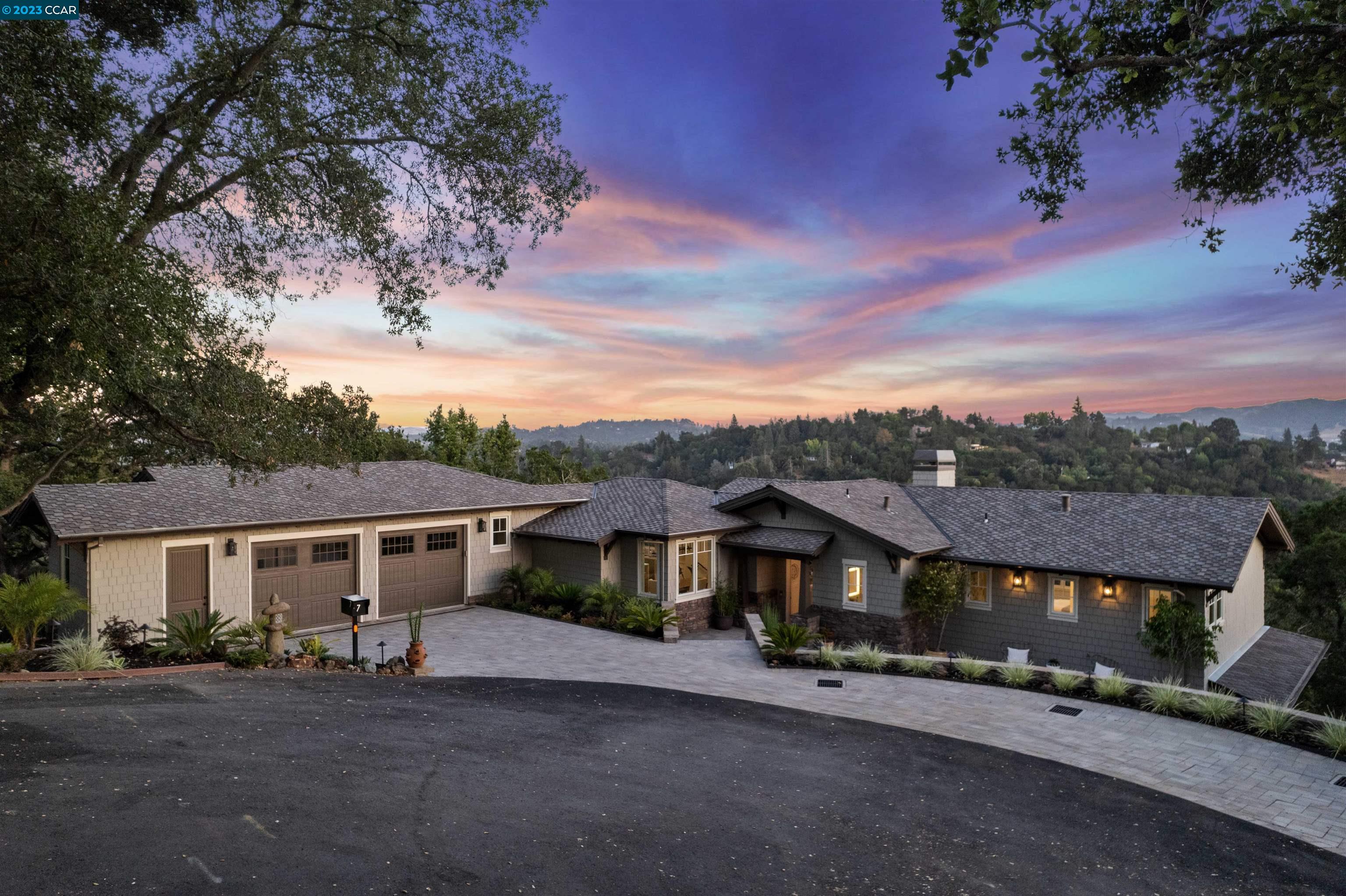 front view of house with a street