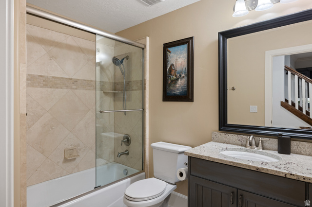 1263 Chapman Court Alpine, UT 84004 - Photo 51 of 83 Full bathroom featuring vanity and combined bath / shower with glass door