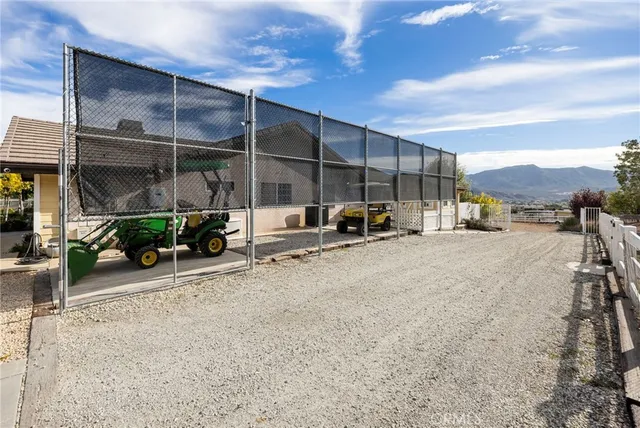 a view of a building with a yard