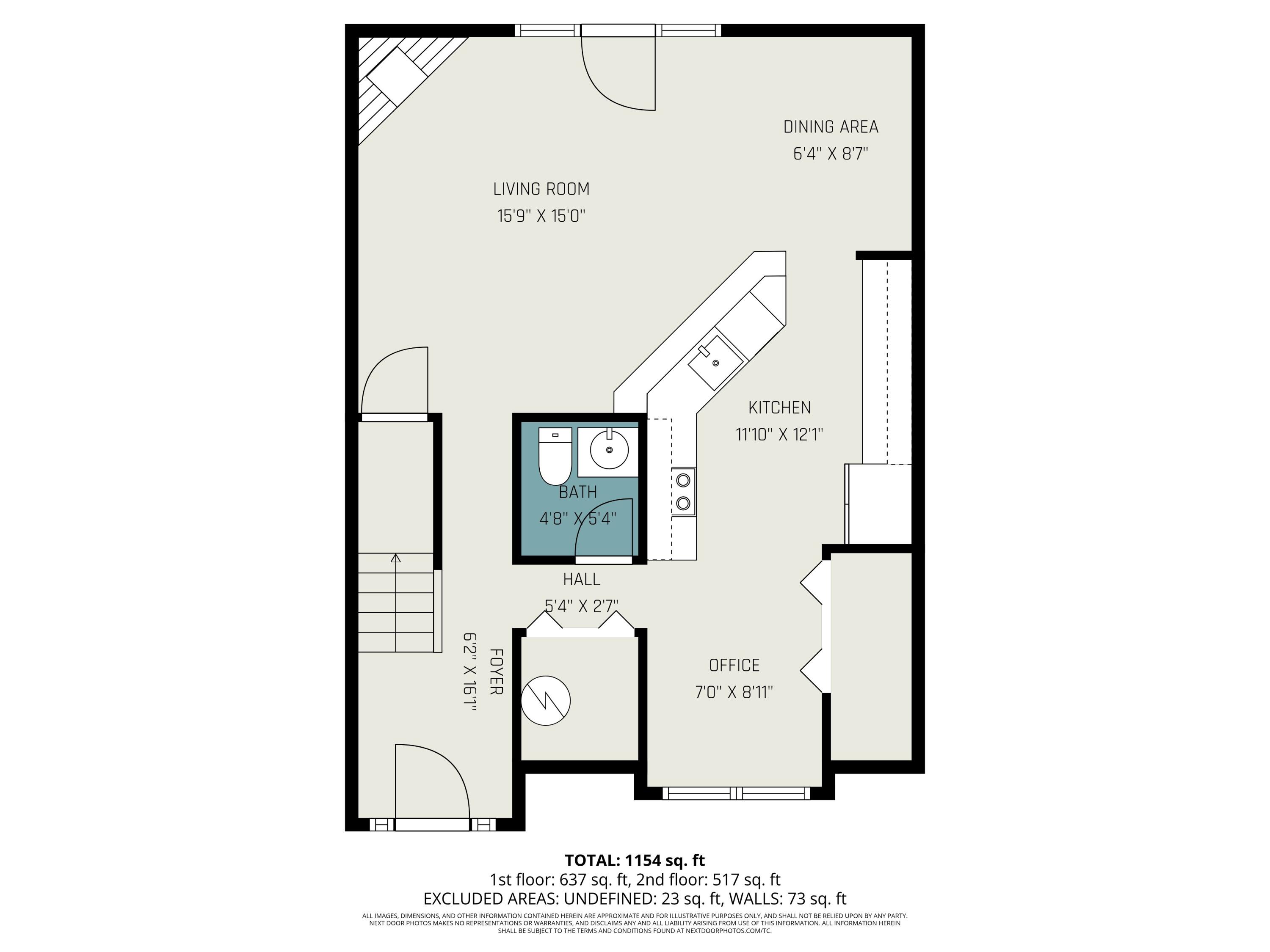 1752 Parc Vue Mount Pleasant, SC 29464 - Photo 35 of 36 main_level_with_sq.ft_690
