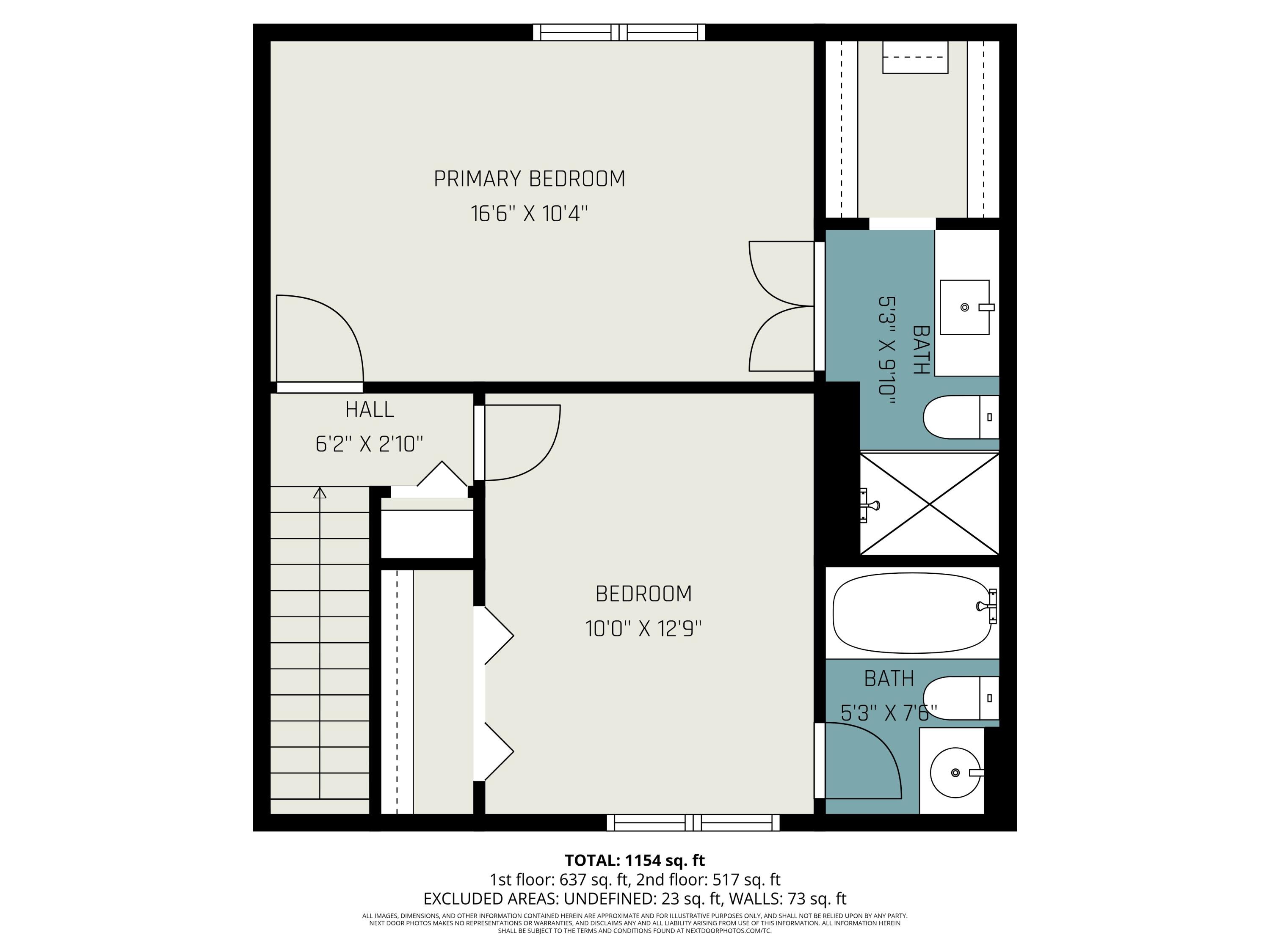 1752 Parc Vue Mount Pleasant, SC 29464 - Photo 36 of 36 second_level_with_sq.ft_841