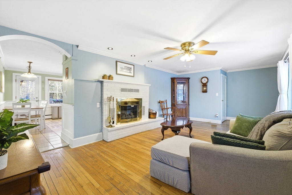 16 Worcester Road Townsend, MA 01469 - Photo 11 of 42 a living room with furniture and a fireplace