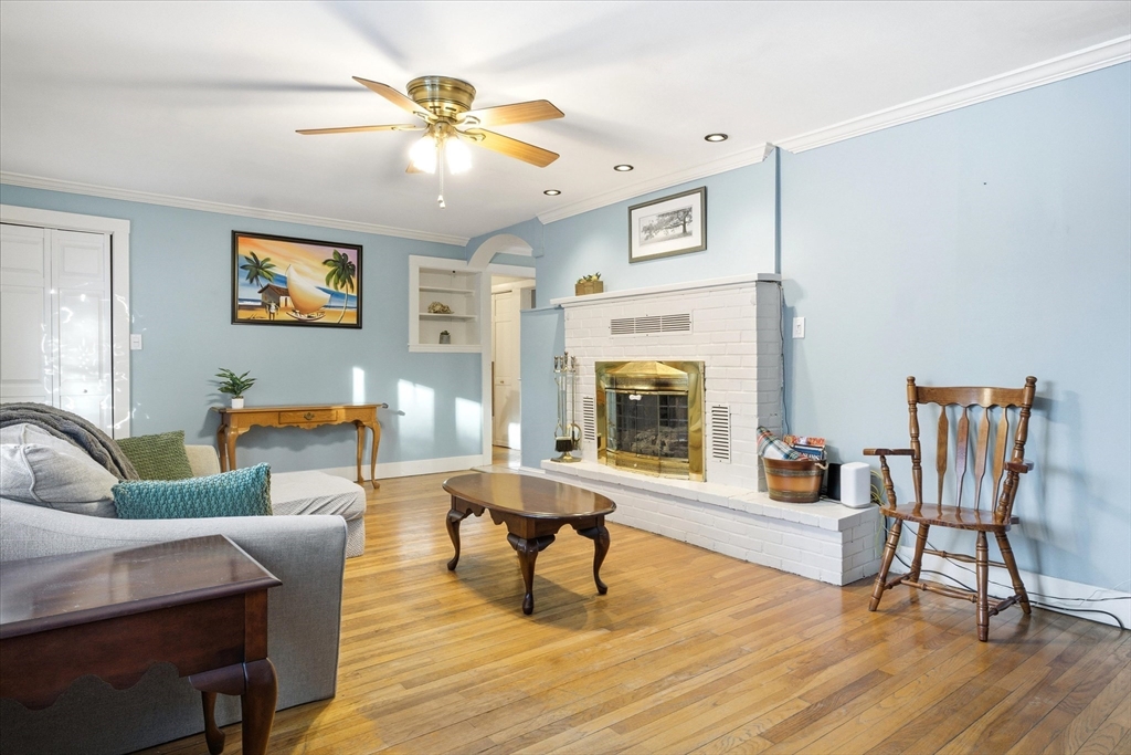 16 Worcester Road Townsend, MA 01469 - Photo 13 of 42 a living room with furniture and a fireplace
