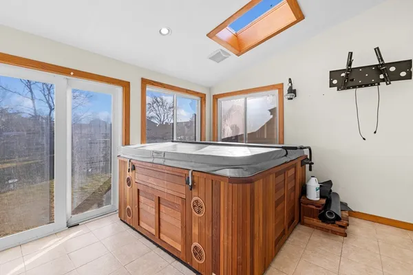 a kitchen with a stove and a refrigerator
