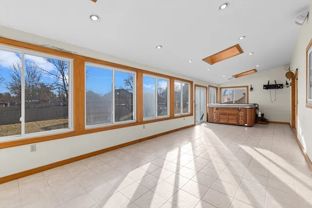 a kitchen with a stove and a refrigerator