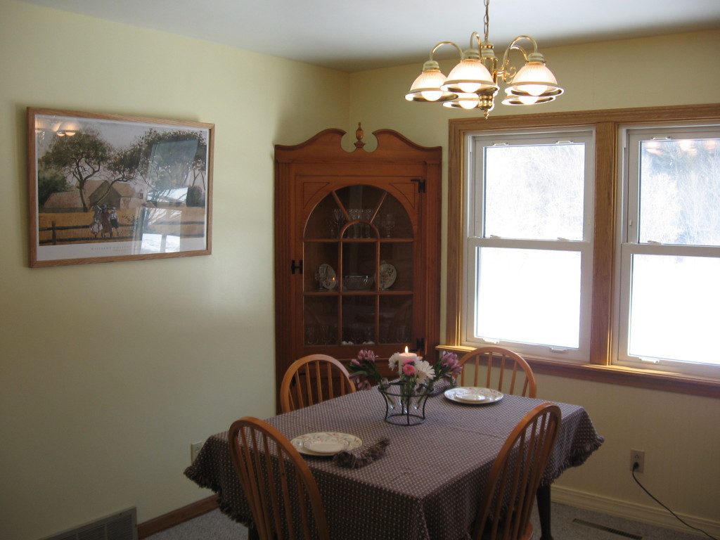 600 River Road Clarksburg, MA 01247 - Photo 8 of 20 a view of a dining room with furniture window and outside view