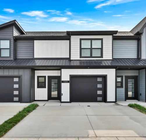 a front view of house