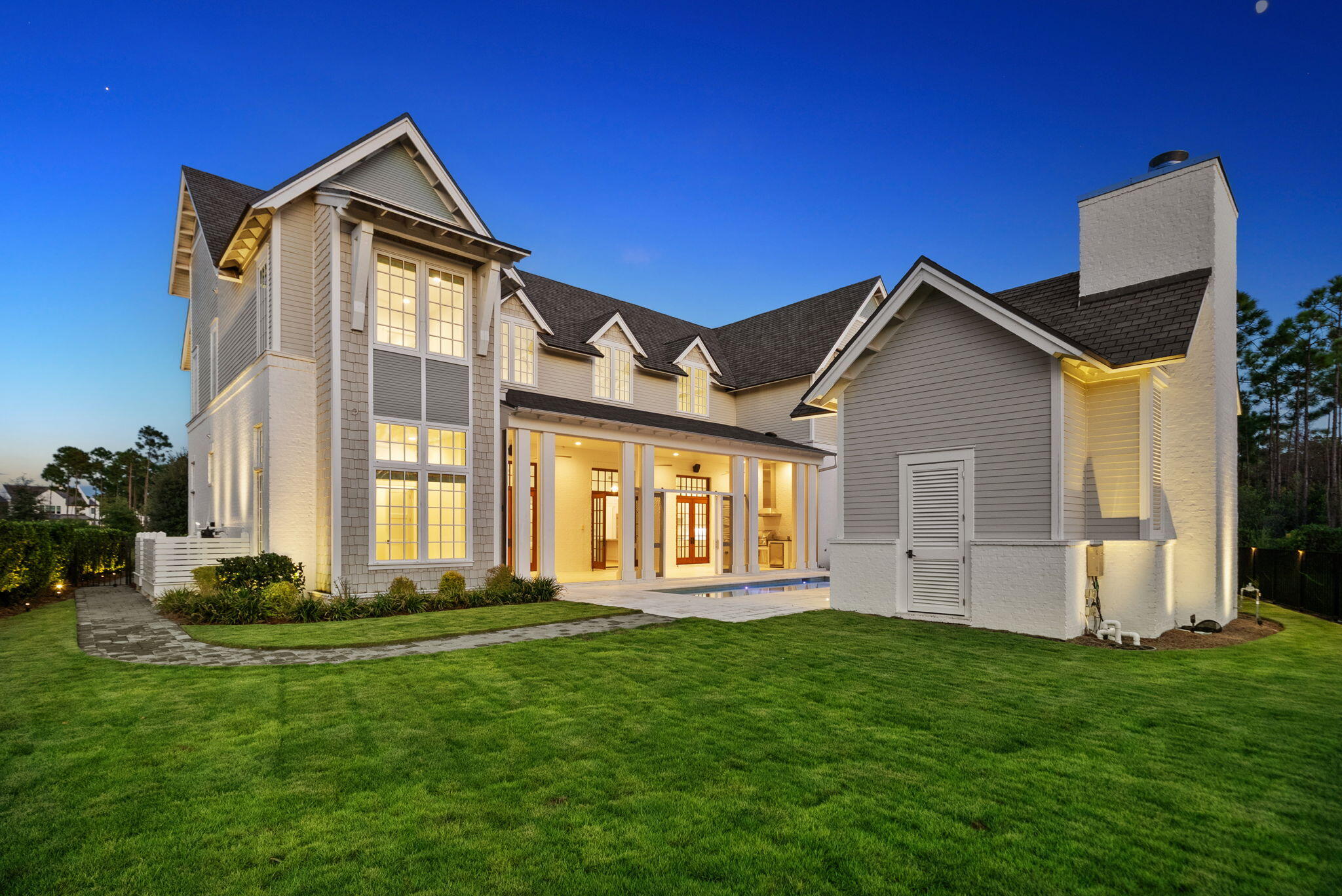 107 Golfridge Dr Inlet Beach Inlet Beach, FL 32461 - Photo 101 of 104 Exterior Lighting