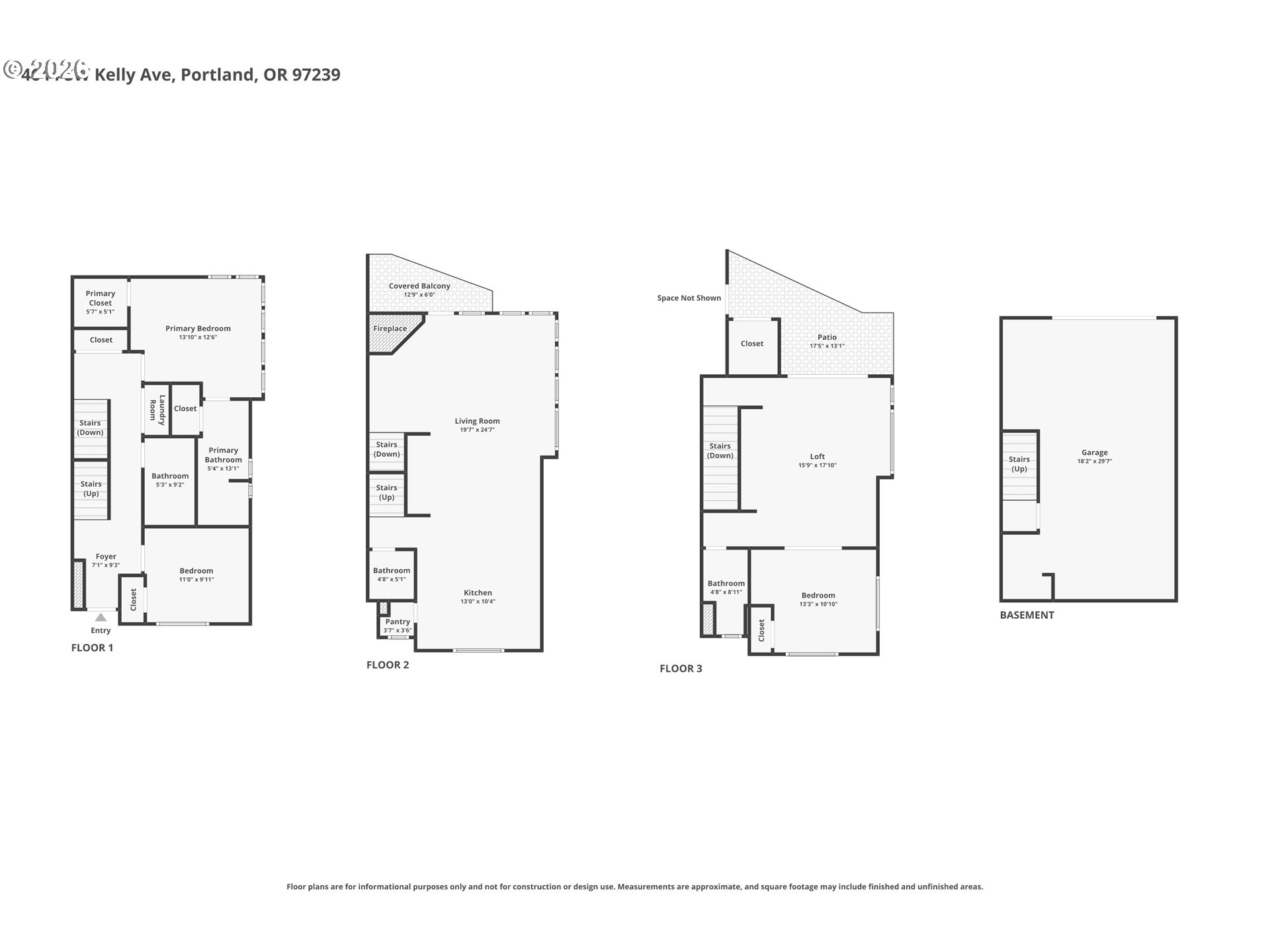 4644 South Kelly Avenue Portland, OR 97239 - Photo 42 of 42 a picture of a floor plan