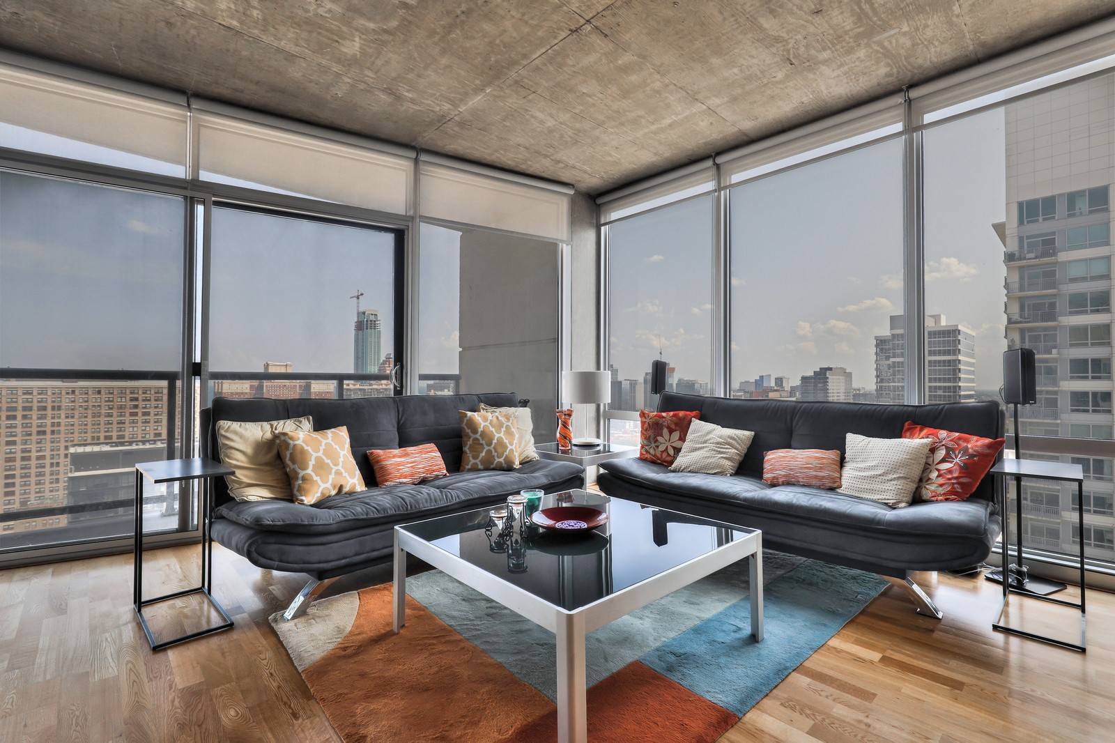 611 South Wells Street, Unit 2808 Chicago, IL 60607 - Photo 2 of 16 a outdoor living space with furniture and a potted plant