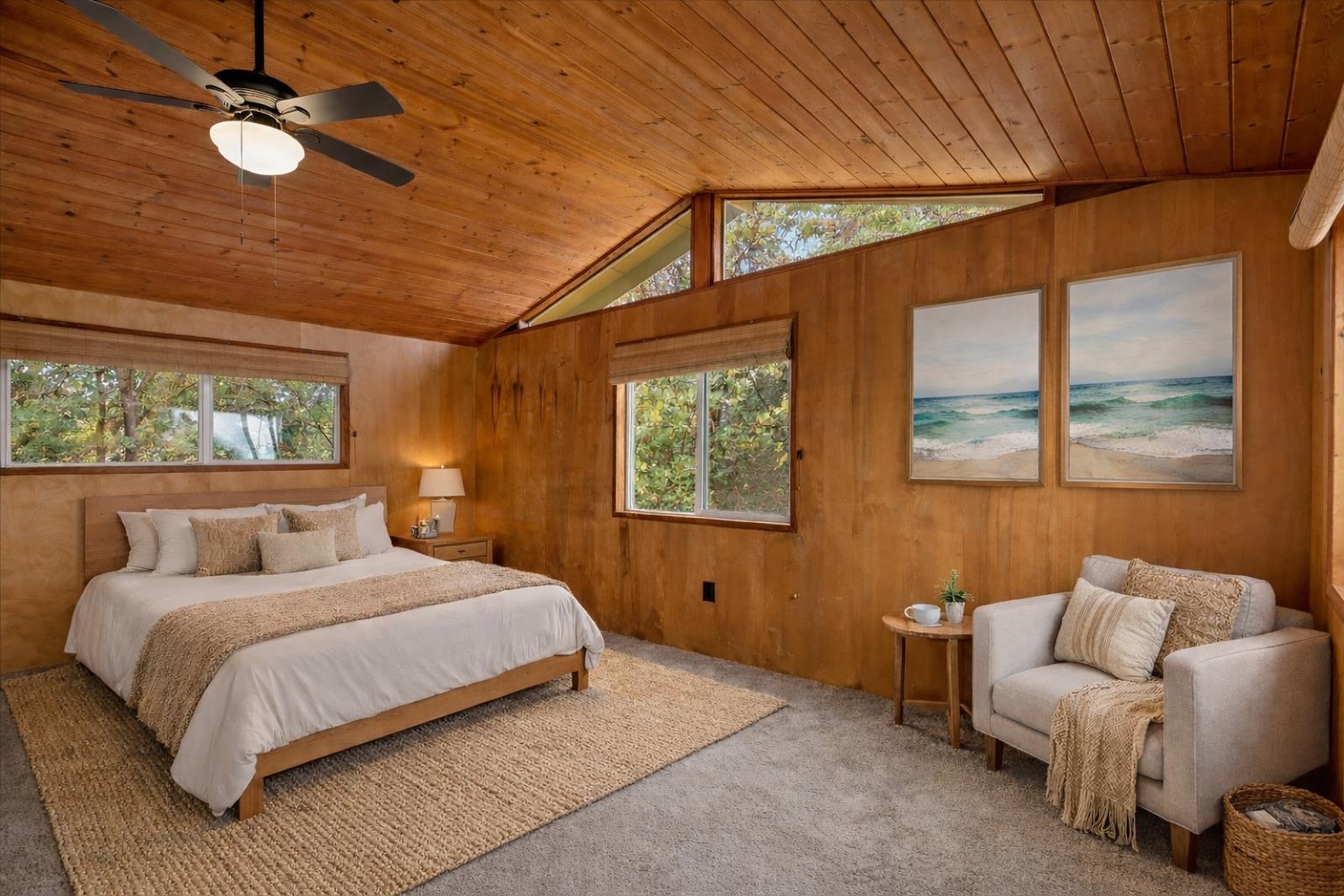 31 Hapapa Road, Unit B Kula, HI 96790 - Photo 36 of 50 Virtual Staging - Primary Bedroom