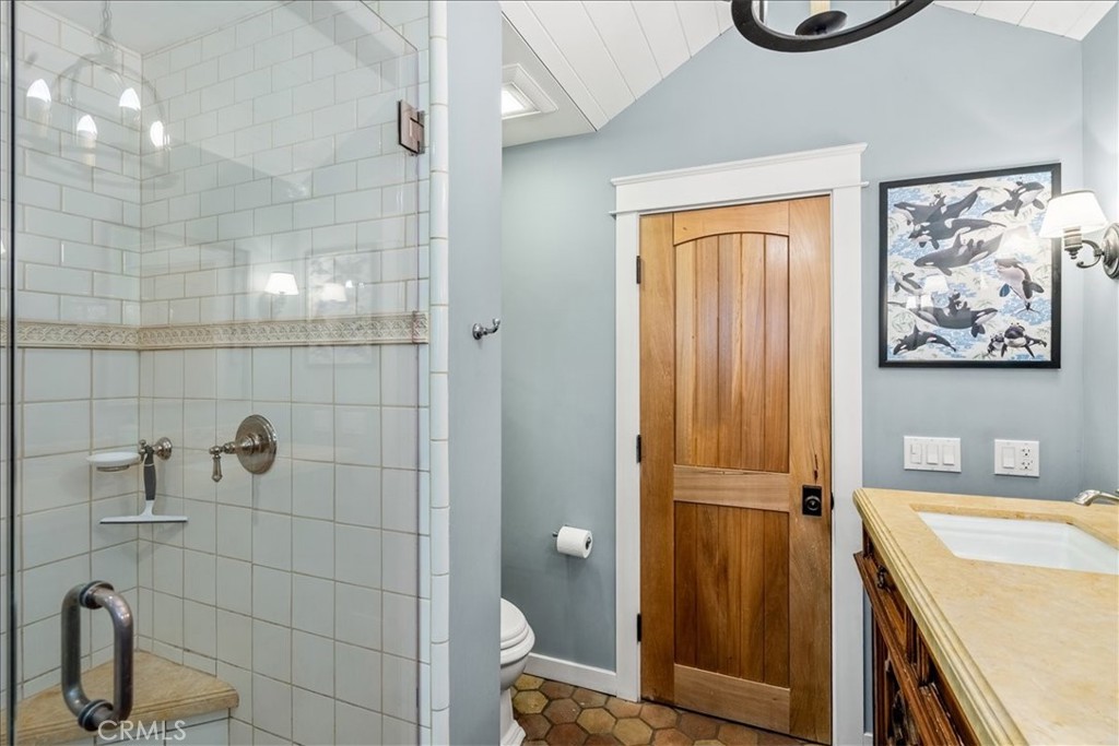 27064 Sunnyridge Road Palos Verdes Peninsula, CA 90274 - Photo 24 of 57 a bathroom with a shower and a sink