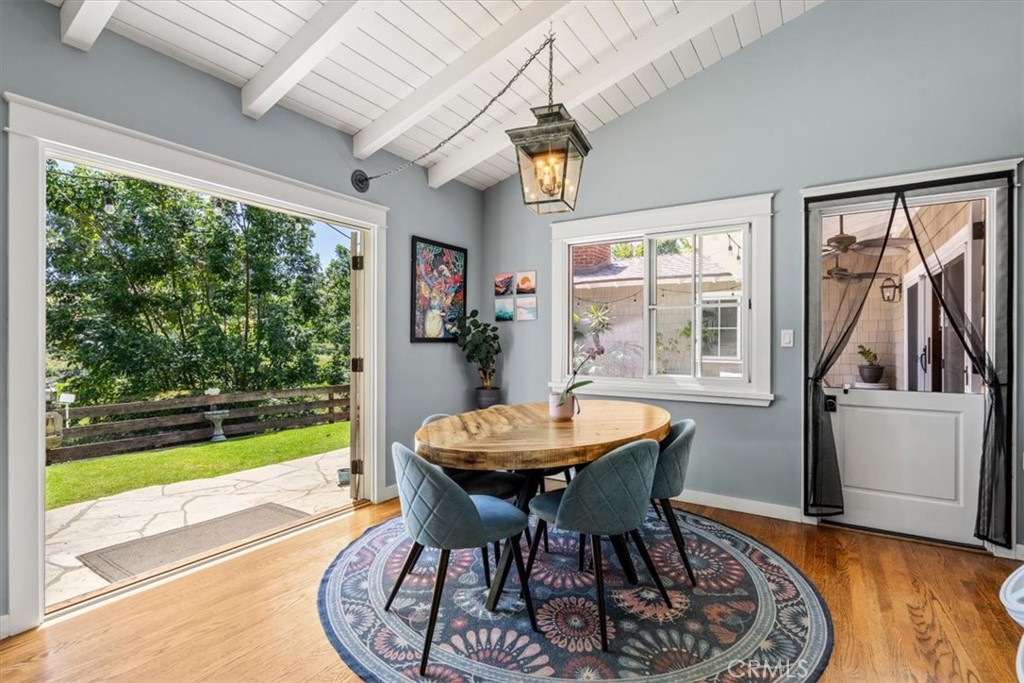 27064 Sunnyridge Road Palos Verdes Peninsula, CA 90274 - Photo 9 of 57 a view of a dining room with furniture window and outside view