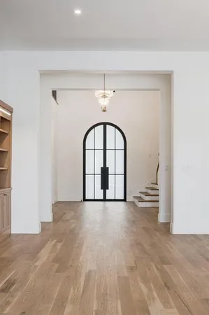a view of a livingroom with a staircase