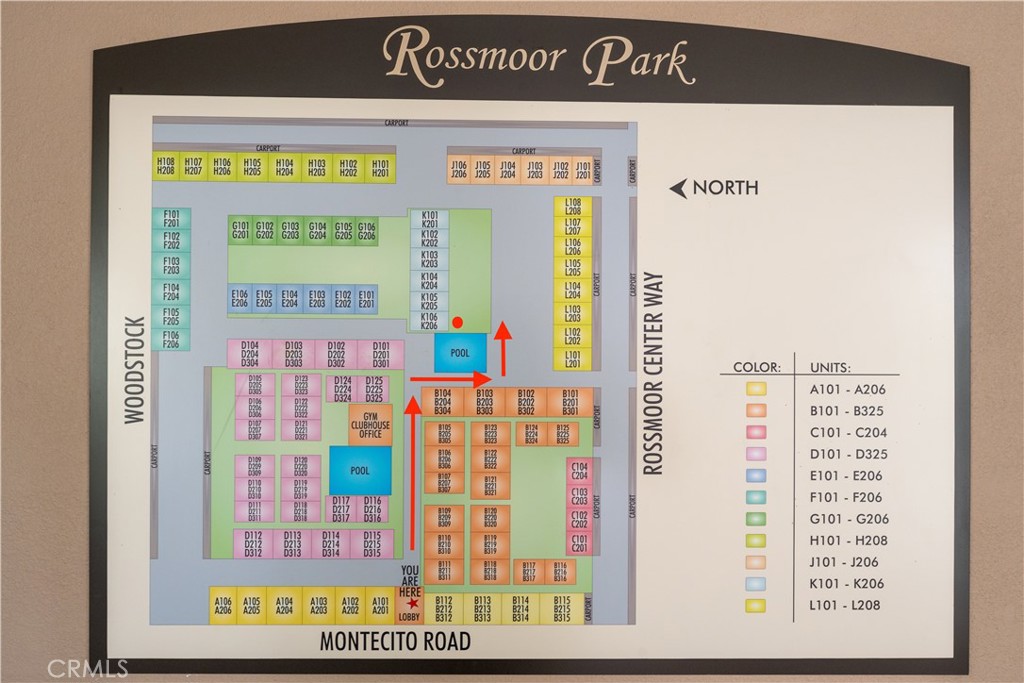12200 Montecito Road, Unit K206 Seal Beach, CA 90740 - Photo 5 of 37 Community map.
