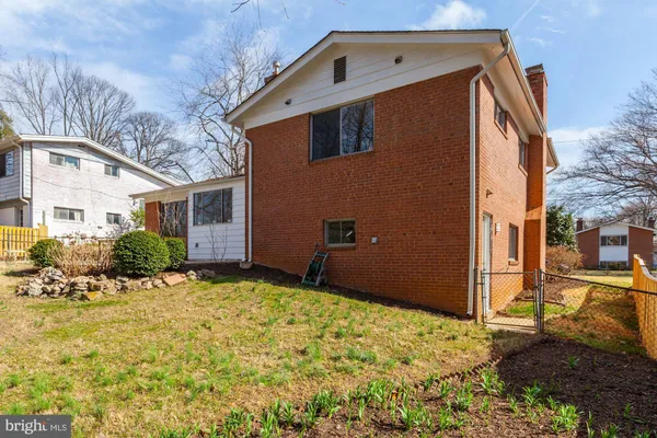 a backyard of a house