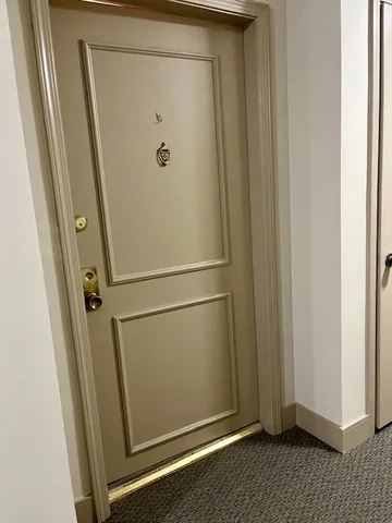 a view of front door