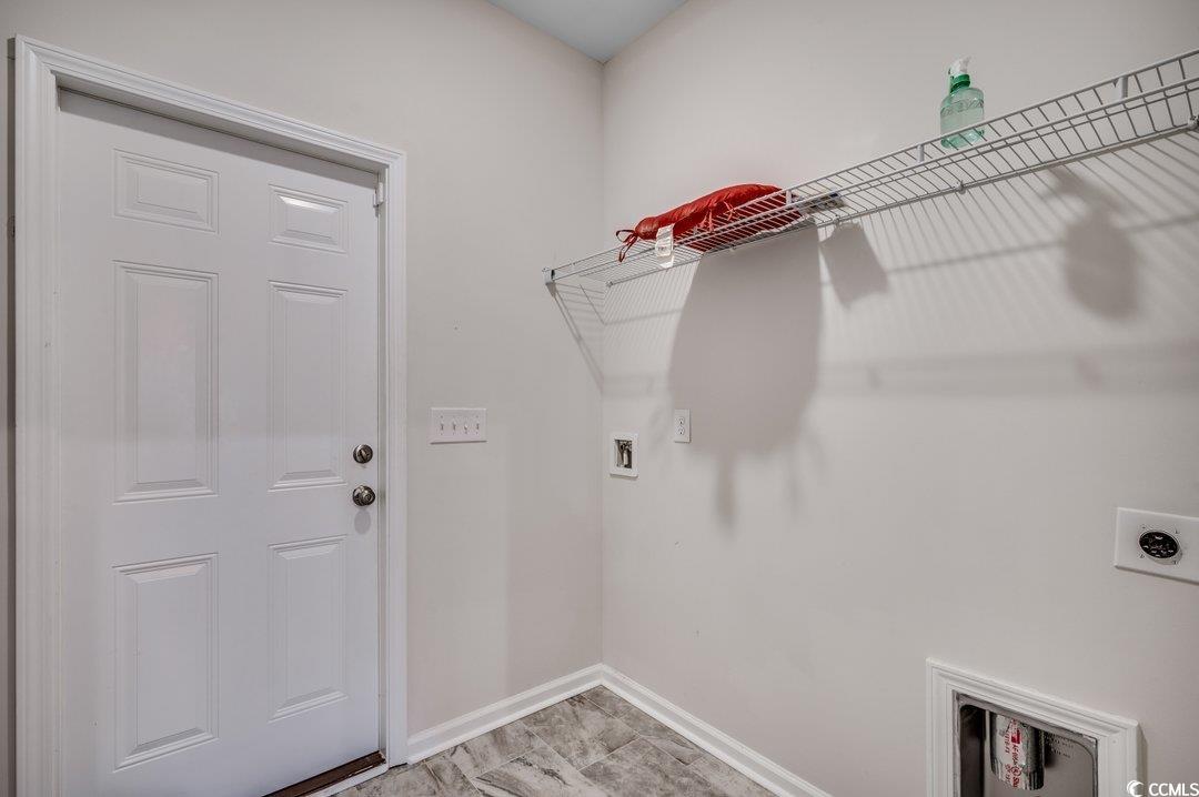 477 Cane Branch Road Loris, SC 29569 - Photo 14 of 27 Clothes washing area with hookup for a washing mac
