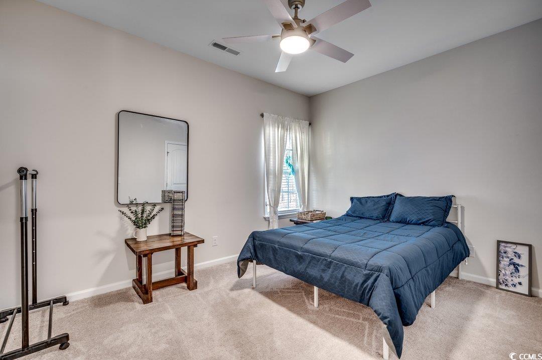 477 Cane Branch Road Loris, SC 29569 - Photo 22 of 27 Bedroom featuring light colored carpet and ceiling