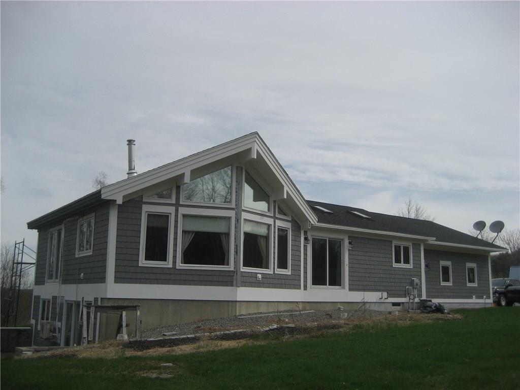 Exterior front and left side
