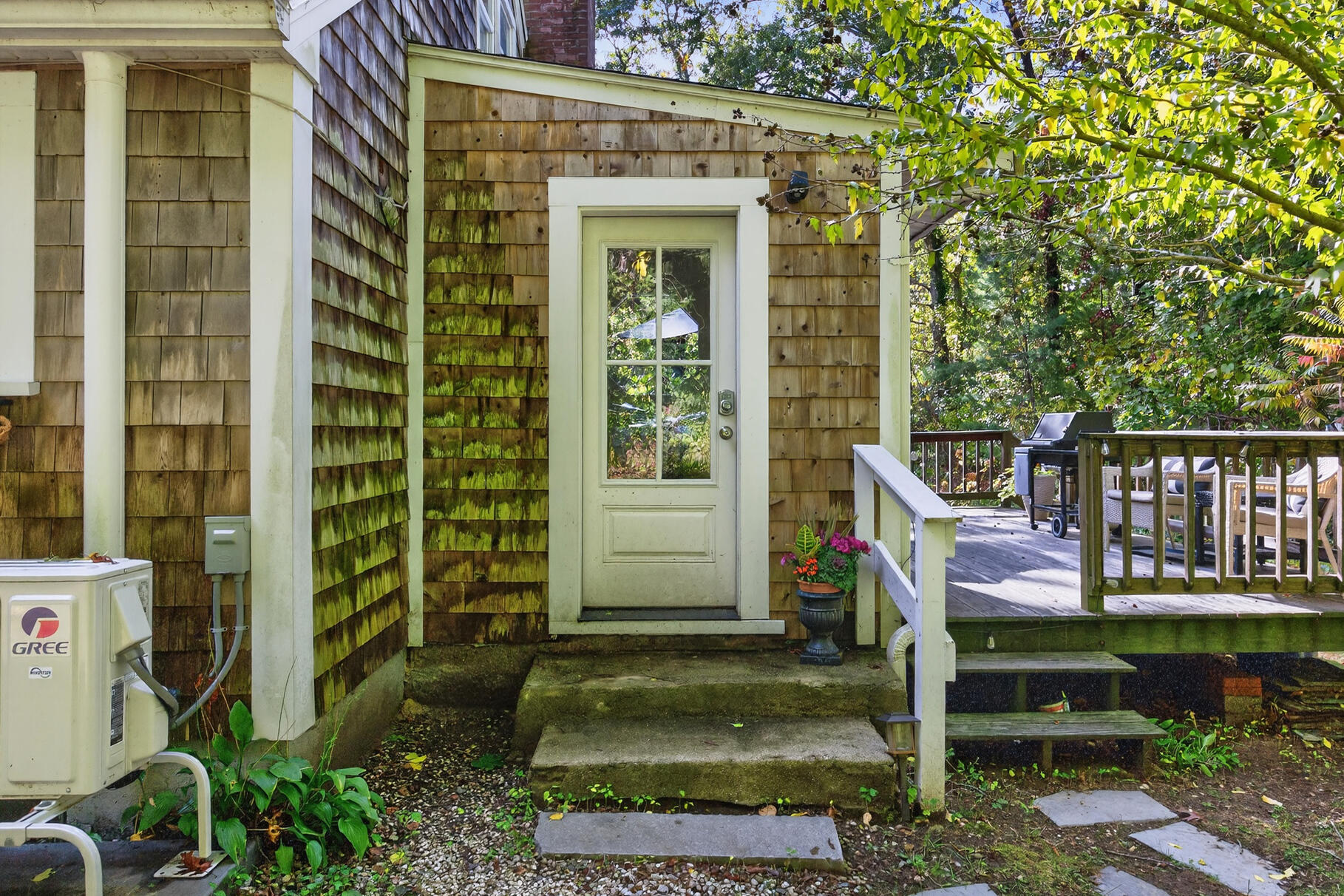 53 Main Street Sandwich, MA 02563 - Photo 22 of 33 a front view of a house with a yard