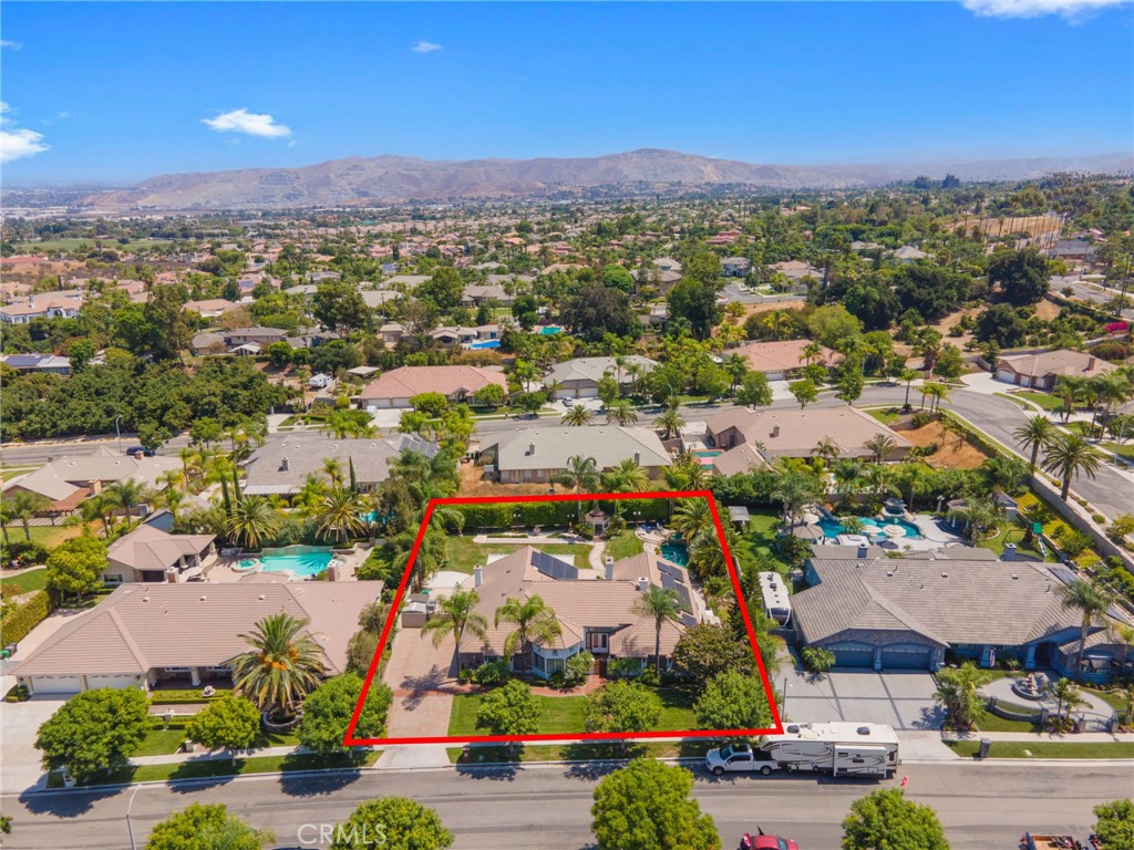 2885 Citrocado Ranch Street Corona, CA 92881 - Photo 47 of 51 an aerial view of residential houses with outdoor space