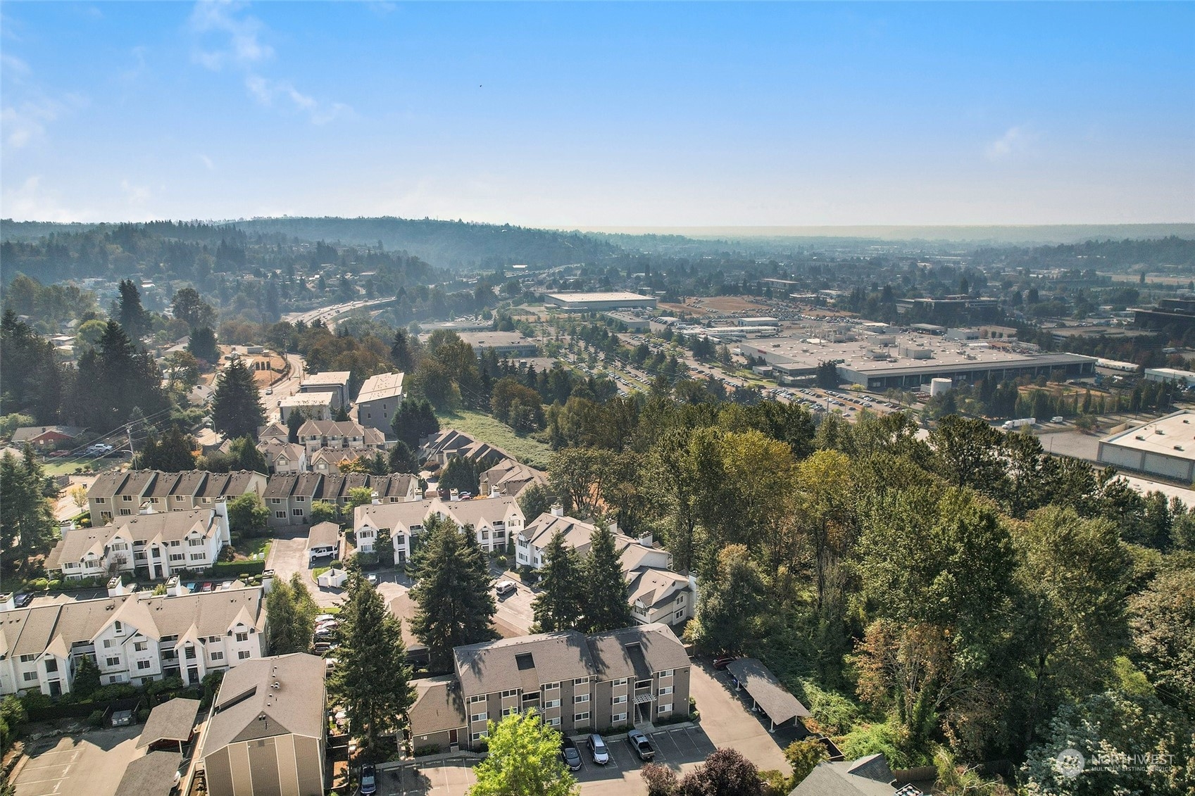 901 Sunset Boulevard Northeast, Unit D115 Renton, WA 98056 - Photo 18 of 19 an aerial view of residential house and parking space