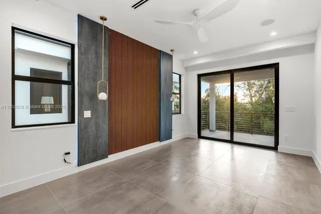 a view of a swimming pool with a garden