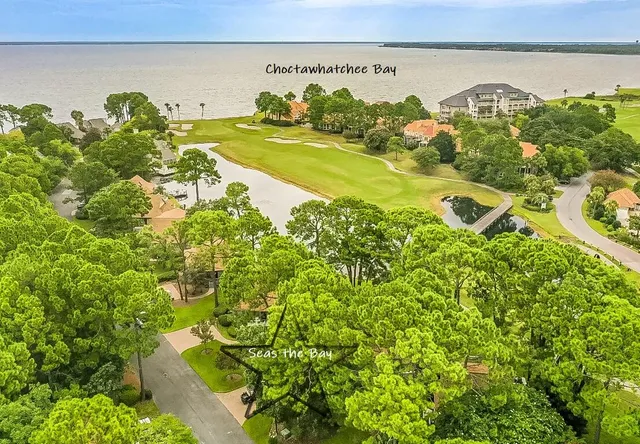 a view of a water with an ocean view