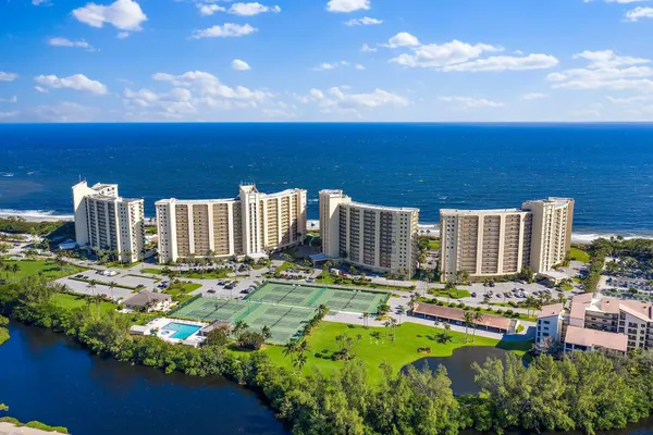 a view of a city from a balcony