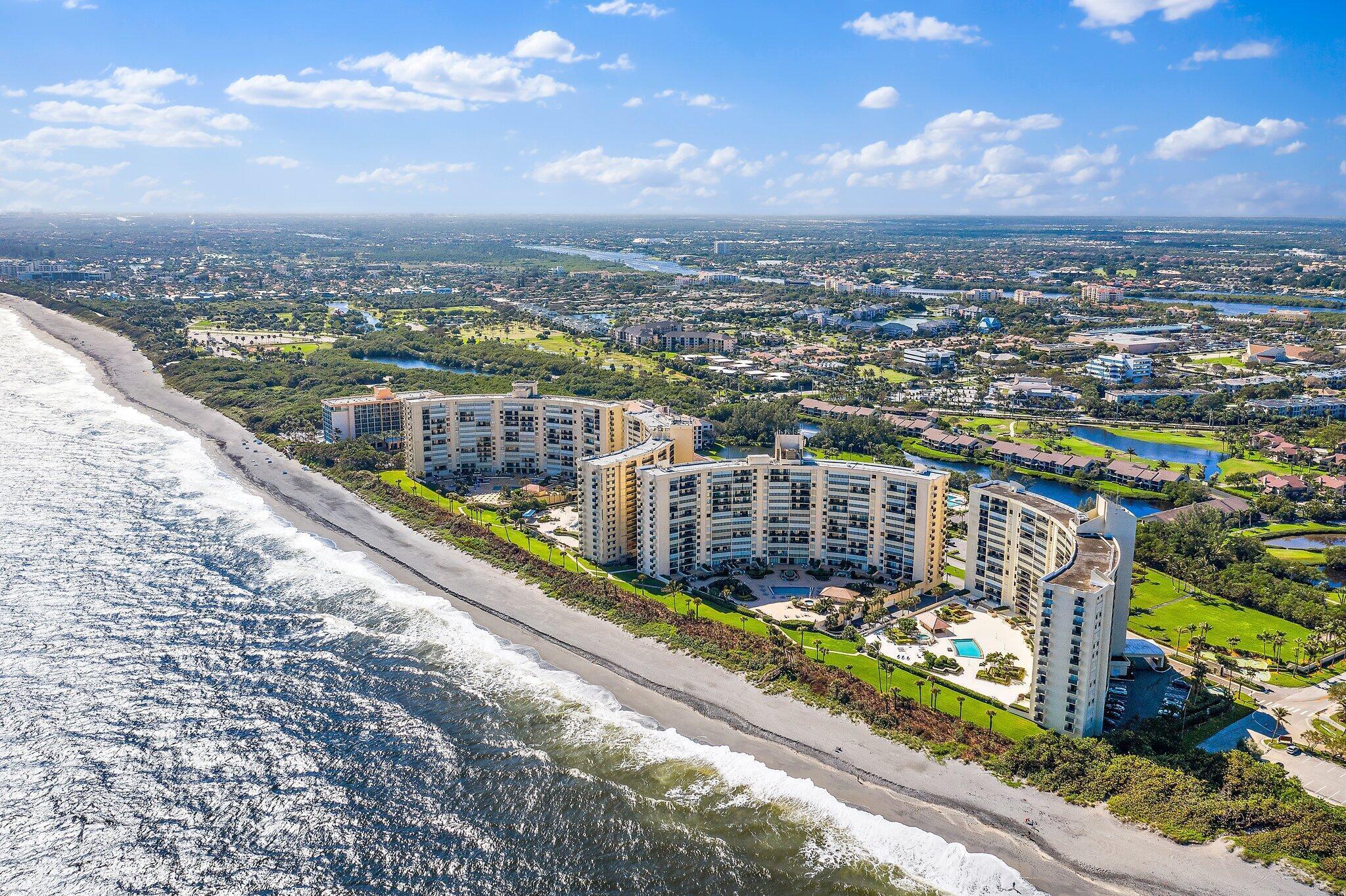 100 Ocean Trail Way, Unit 609 Jupiter, FL 33477 - Photo 58 of 66 a view of a city from a balcony