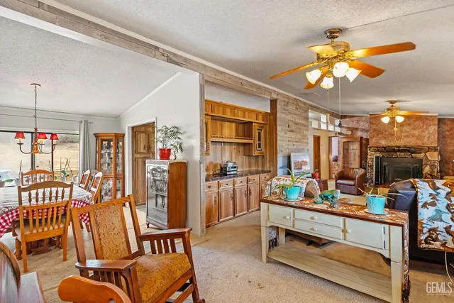 a outdoor living space with furniture