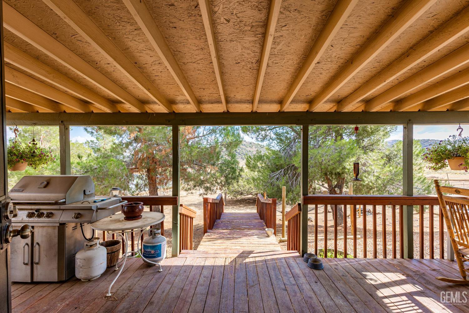 Undisclosed Address Tehachapi, CA 93561 - Photo 30 of 32 a view of a city from a roof deck
