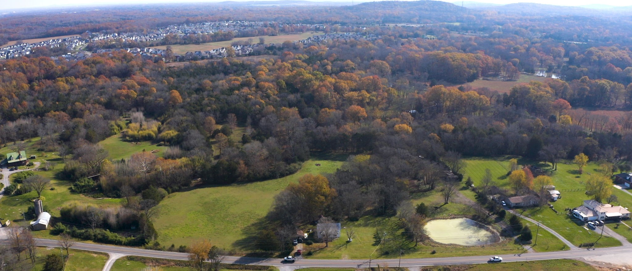 7477 Almaville Road Murfreesboro, TN 37128 - Photo 18 of 29 an aerial view of a residential houses with outdoor space