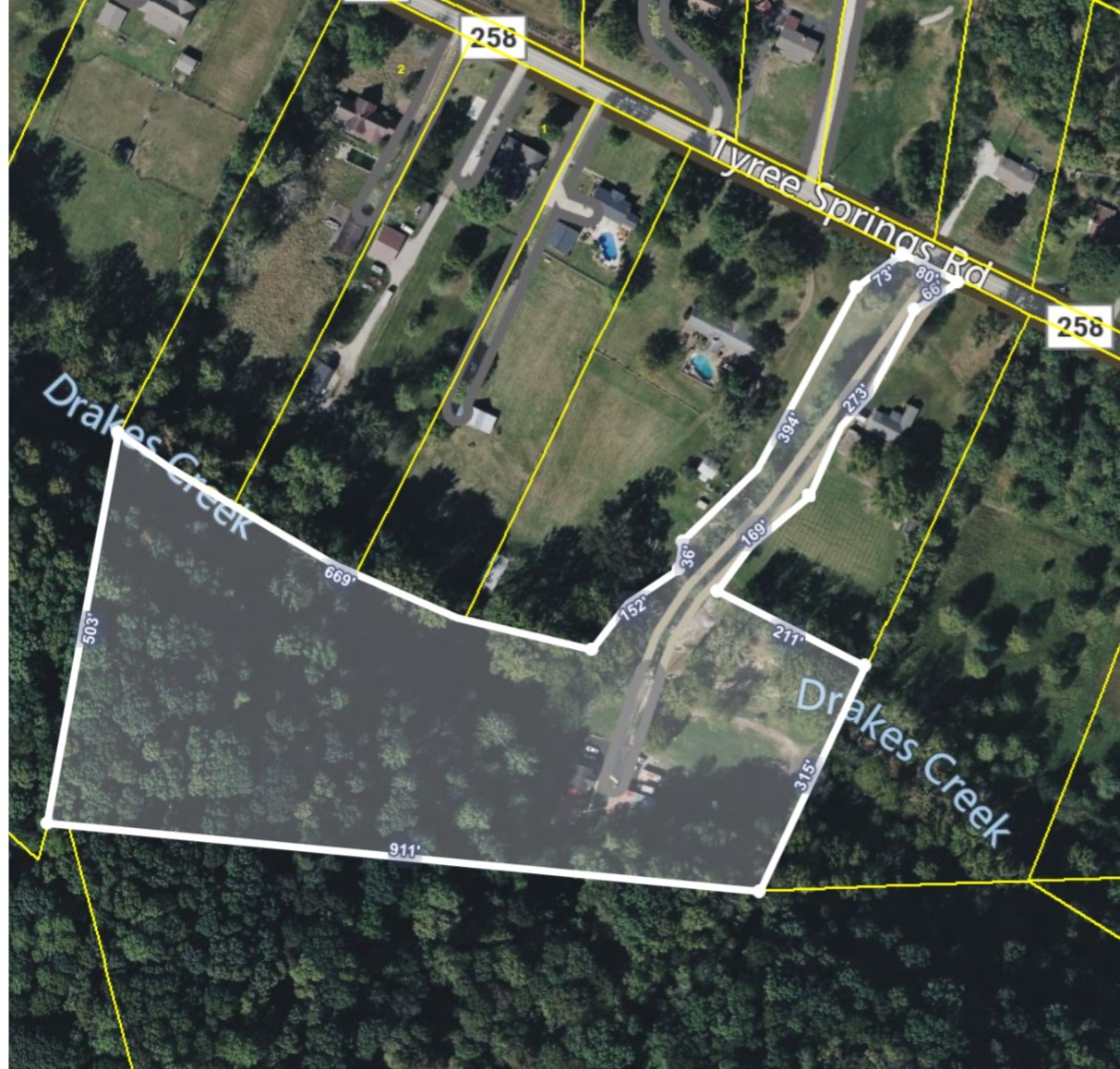 3119 Tyree Springs Road Hendersonville, TN 37075 - Photo 61 of 61 an aerial view of a house