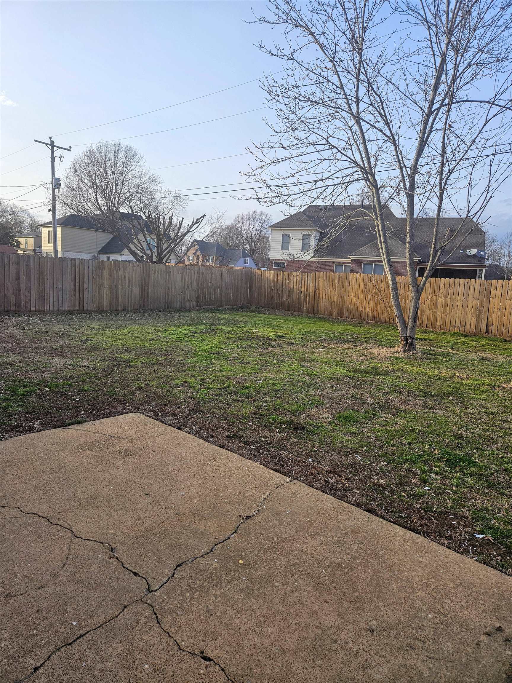 4262 Water Briar Road Millington, TN 38053 - Photo 20 of 21 View of yard featuring a fenced backyard and a patio