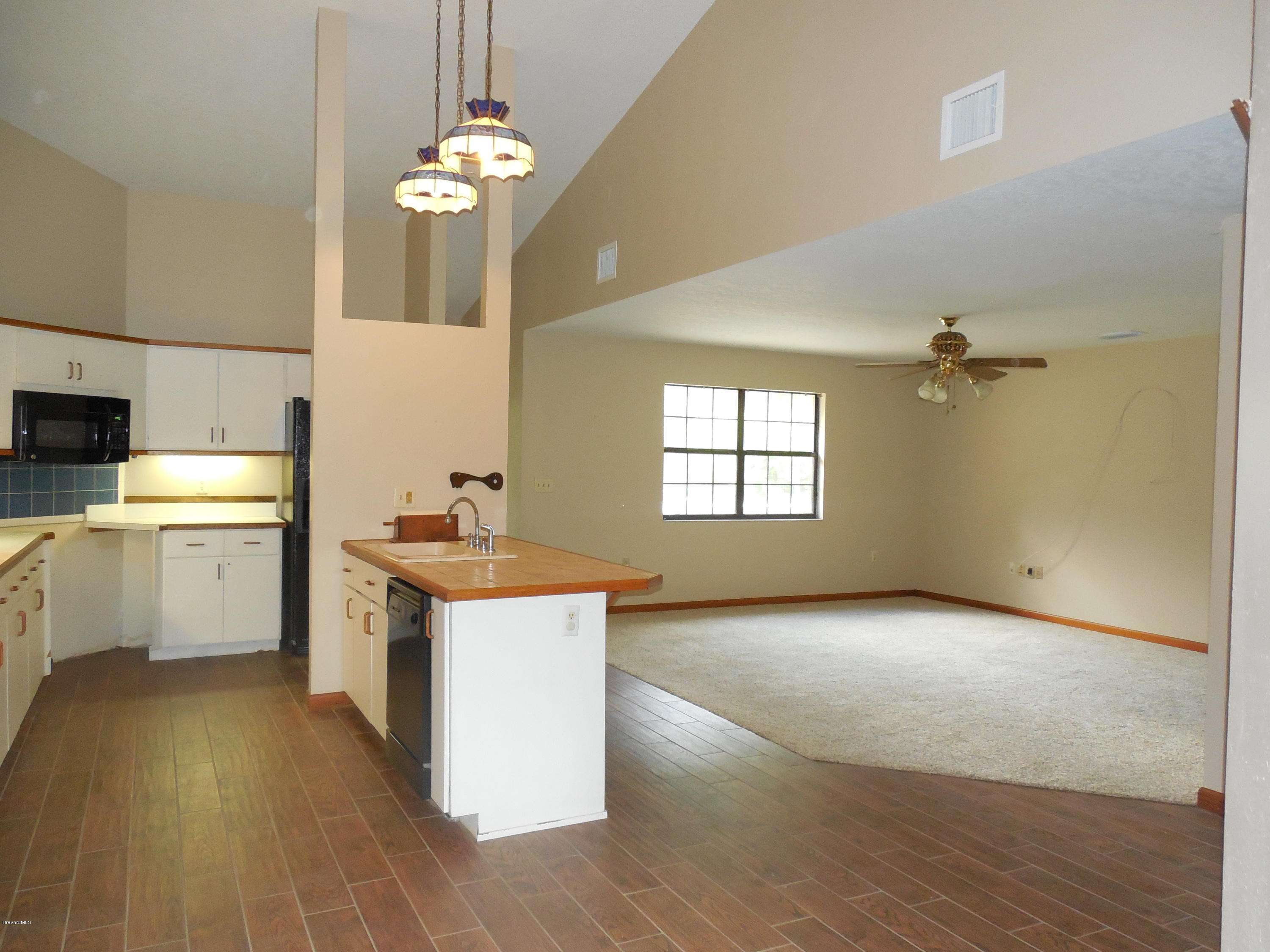 3445 Lionel Road Mims, FL 32754 - Photo 3 of 29 Kitchen with vaulted ceilings